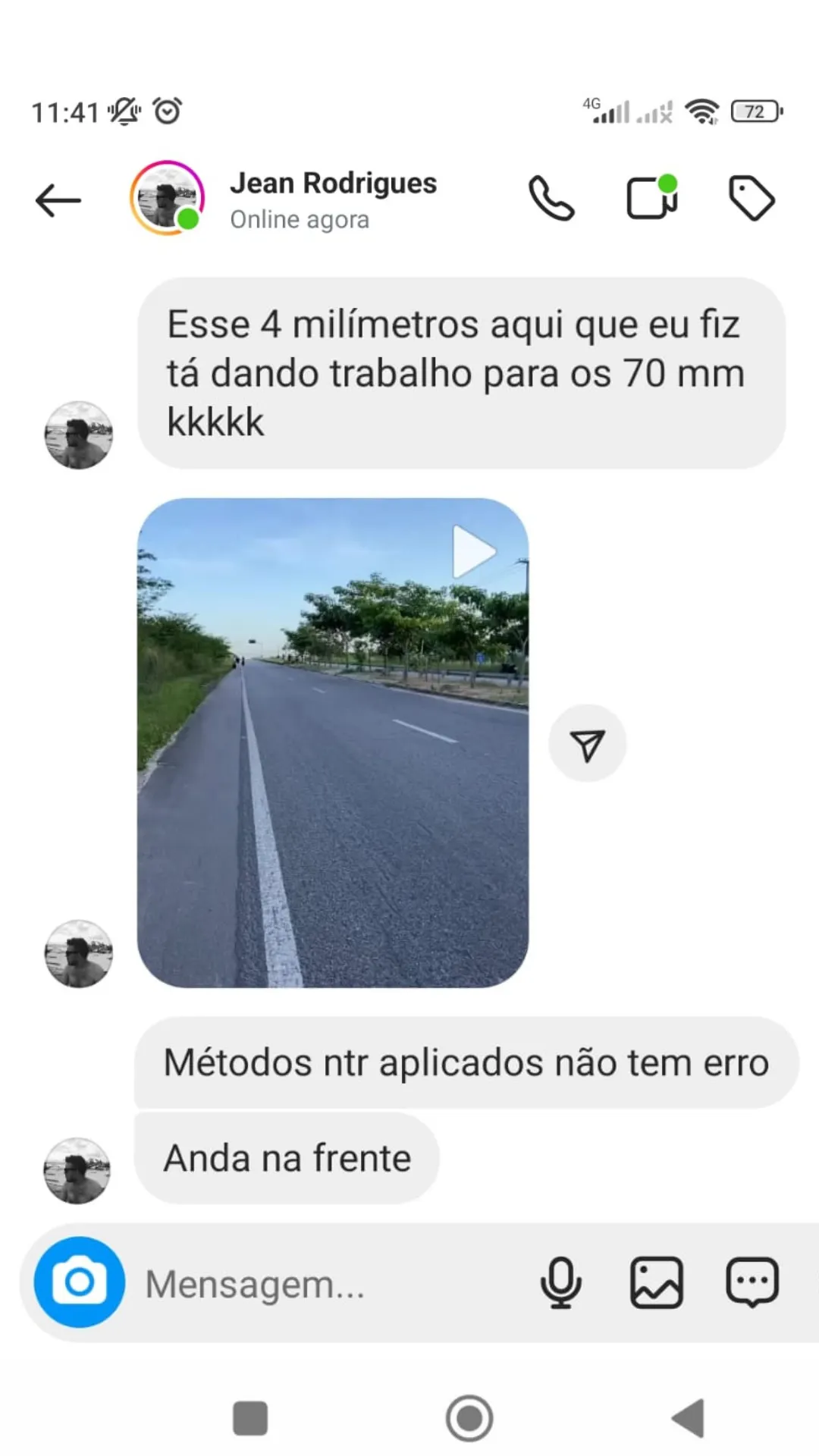 Depoimento de aluno 1